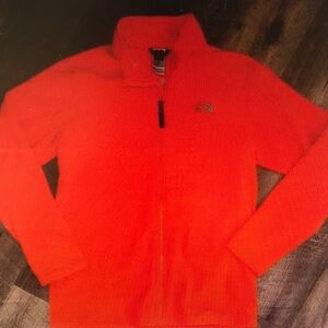 The North Face Bright Orange Fleece Jacket